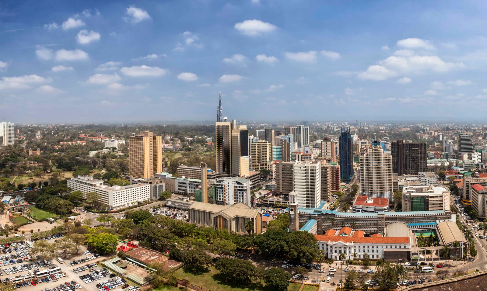 Kenya 10 Day Itinerary: Two Unique Routes for a Kenya Safari 16 aerial panorama of Nairobi, Kenya