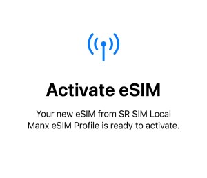 Activating eSIM of Sim Local on iPhone