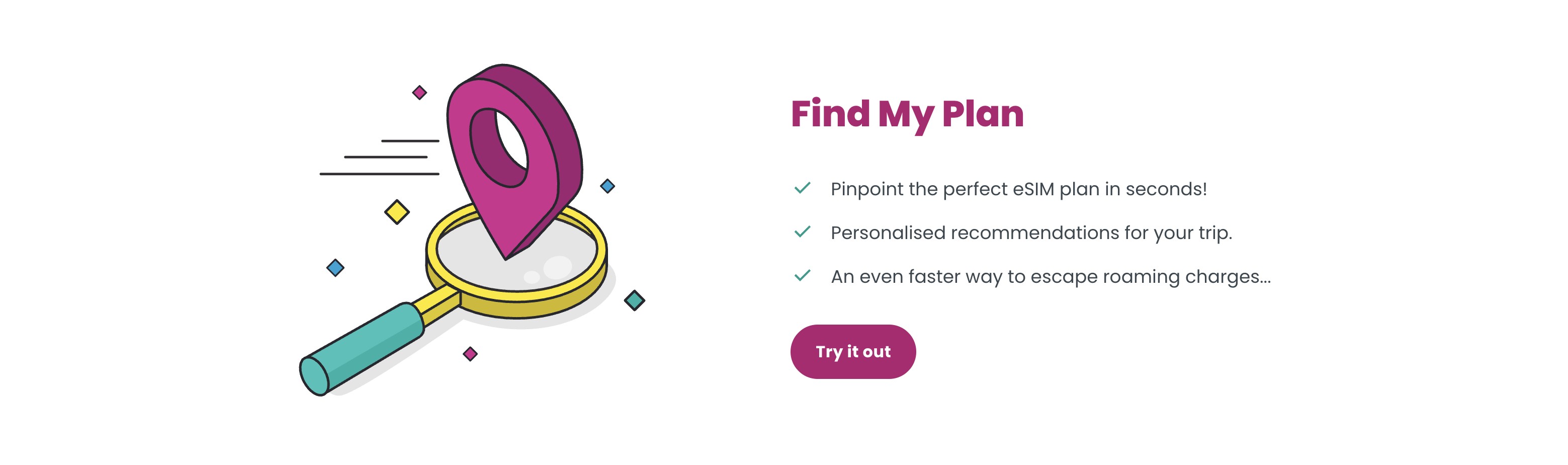 Find my plan on Sim Local eSIM