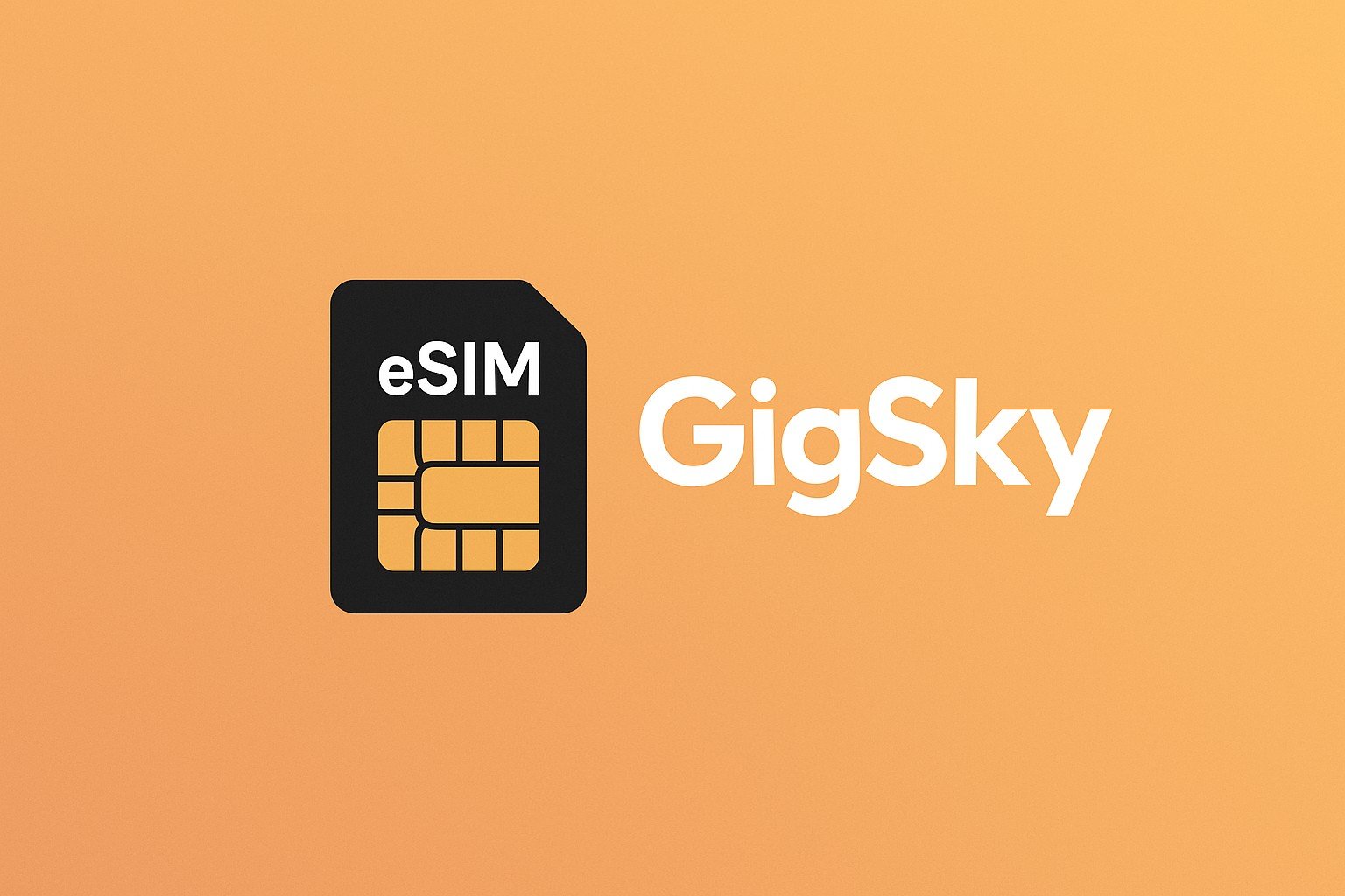 GigSky eSIM: Best Travel eSIM? (REVIEW and PRICING) 1 Thumbnail image GigSky esim logo with orange background