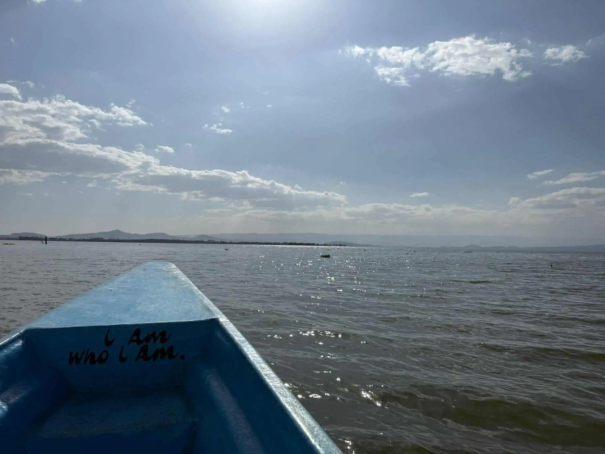 Boat ride on Lake Naivasha