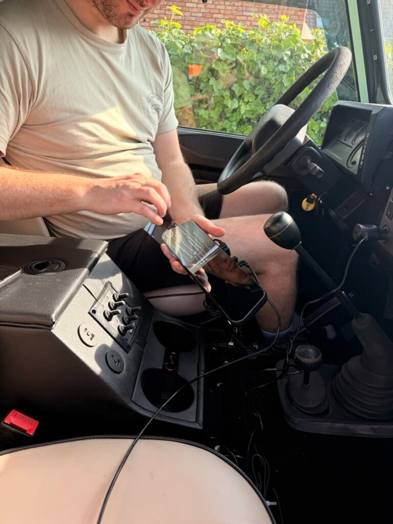 WOLFBOX Mirror Dash Cam Review After 30 Days of Overlanding Use 6 installing the mirror dash cam in our overlanding car