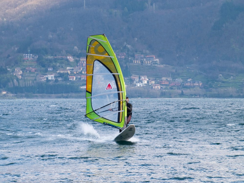 Best things to do in Lake Como, Italy: our local guide 10 Windsurfing in Colico as one of the best things to do on Lake Como