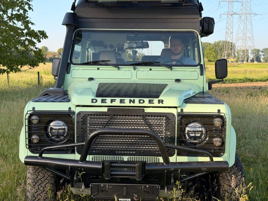 Lynx Halo LED headlights for Defender: review after installing them on our build 3 New HALO LED headlights on our Defender 110 TD5